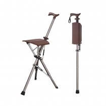 咖啡棕Ta-Da 泰達超級自動健步椅(拐杖椅/摺疊椅/助行器) -活力天天樂推薦