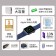 LaPO 超進化八合一 10000mAh 無線快充行動電源 WT-08 (自帶線/無線/磁吸Apple Watch)（微墨藍+雙TYPE-C）